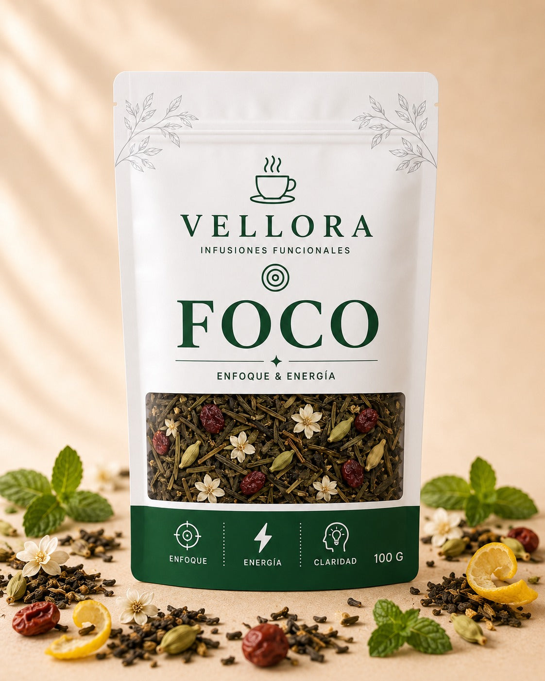 Vellora Foco - empaque
