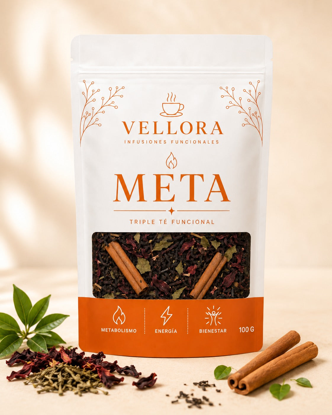 Vellora Meta - empaque