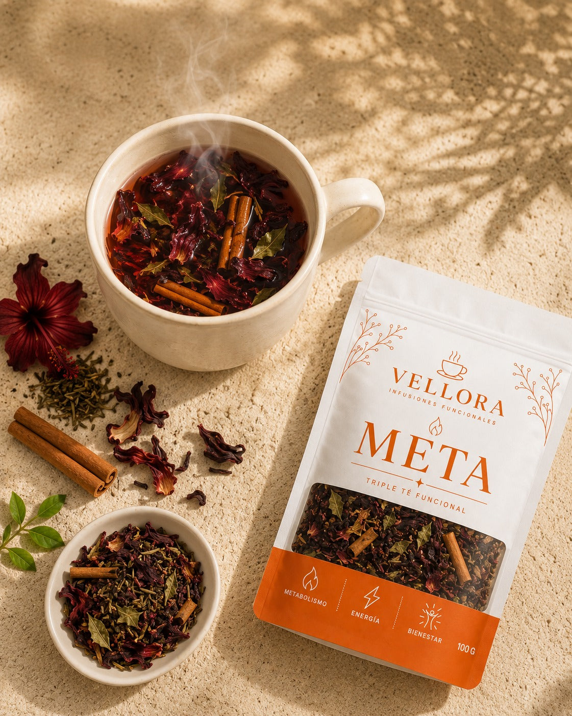 Vellora Meta - taza servida
