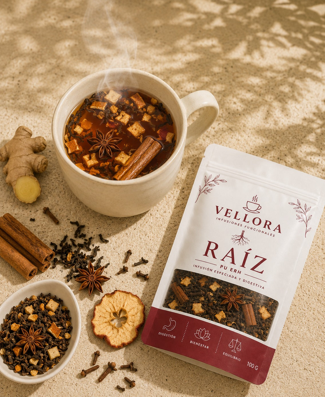 Vellora Raíz - taza servida